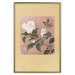 Wall Poster Azalea Flower - white petals among green leaves and a colorful butterfly 117607 additionalThumb 16