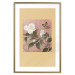 Wall Poster Azalea Flower - white petals among green leaves and a colorful butterfly 117607 additionalThumb 14