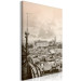 Canvas Print The Royal Castle - Krakow's panorama of the historic city in sepia 118107 additionalThumb 2