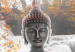 Canvas Art Print Buddha and Waterfall (3 Parts) Orange 122207 additionalThumb 5