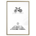 Wall Poster I like Cycling - black English texts with emojis on a white background 122807 additionalThumb 18