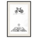 Wall Poster I like Cycling - black English texts with emojis on a white background 122807 additionalThumb 19