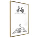 Wall Poster I like Cycling - black English texts with emojis on a white background 122807 additionalThumb 12