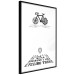 Wall Poster I like Cycling - black English texts with emojis on a white background 122807 additionalThumb 10
