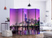 Room Divider Purple Melbourne II (5-piece) - skyscrapers against the night sky 124207 additionalThumb 2