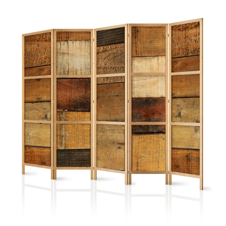 Room Separator Wooden Textures II (5-piece) - samples of different wood species 124307 additionalImage 5