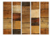 Room Separator Wooden Textures II (5-piece) - samples of different wood species 124307 additionalThumb 3