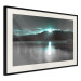 Wall Poster January Night - lake landscape with blue moon in the sky 124507 additionalThumb 3