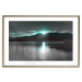 Wall Poster January Night - lake landscape with blue moon in the sky 124507 additionalThumb 20