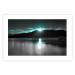 Wall Poster January Night - lake landscape with blue moon in the sky 124507 additionalThumb 16