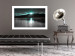 Wall Poster January Night - lake landscape with blue moon in the sky 124507 additionalThumb 2