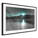 Wall Poster January Night - lake landscape with blue moon in the sky 124507 additionalThumb 13