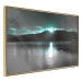 Wall Poster January Night - lake landscape with blue moon in the sky 124507 additionalThumb 14
