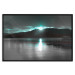 Wall Poster January Night - lake landscape with blue moon in the sky 124507 additionalThumb 15
