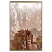 Wall Poster Monolith - mountain landscape with small plant details in sepia tone 127907 additionalThumb 21