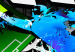 Canvas Print Soccer Graffiti (5-part) narrow - ball in street art style 129407 additionalThumb 5