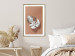 Wall Poster Sunny Keepsake - silver monstera leaf on a uniform light background 129507 additionalThumb 15