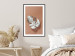 Wall Poster Sunny Keepsake - silver monstera leaf on a uniform light background 129507 additionalThumb 18