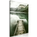 Canvas Silence (1-piece) Vertical - landscape of a wooden bridge scenery 130307 additionalThumb 2