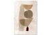Canvas Art Print Border of Balance (1-piece) Vertical - geometric abstraction 130507