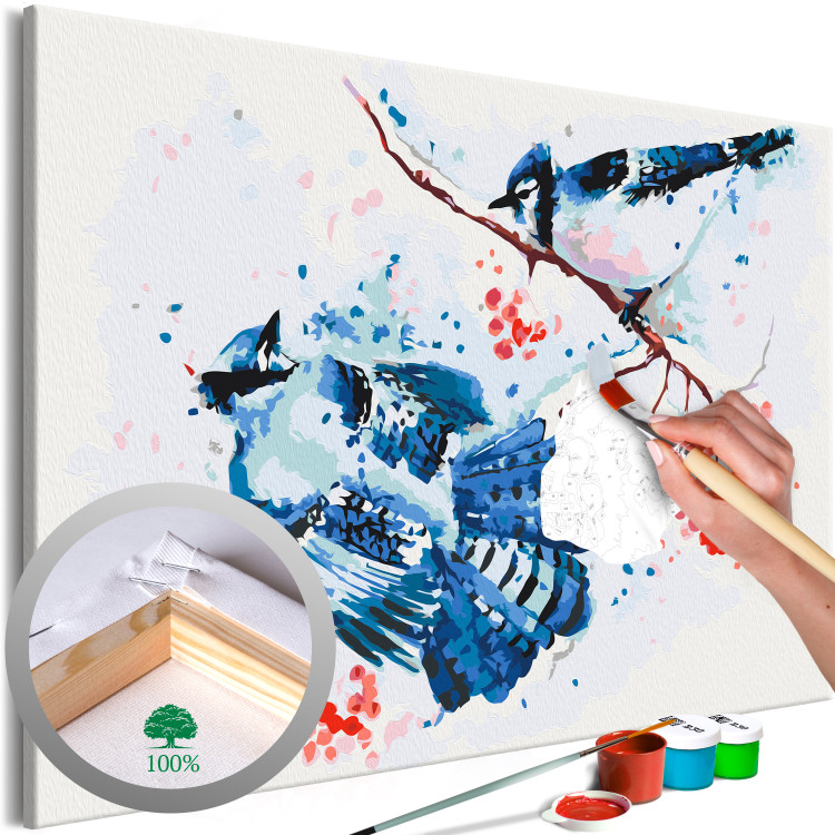 Paint by Number Kit Blue Birds 130807