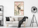 Wall Poster Lost Stag - abstract animal among figures on a light background 131807 additionalThumb 10