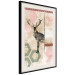 Wall Poster Lost Stag - abstract animal among figures on a light background 131807 additionalThumb 14