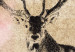 Wall Poster Lost Stag - abstract animal among figures on a light background 131807 additionalThumb 6