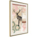 Wall Poster Lost Stag - abstract animal among figures on a light background 131807 additionalThumb 13