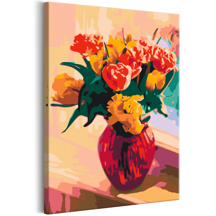 Paint by Number Kit Tulips in Red Vase  132307 additionalImage 4
