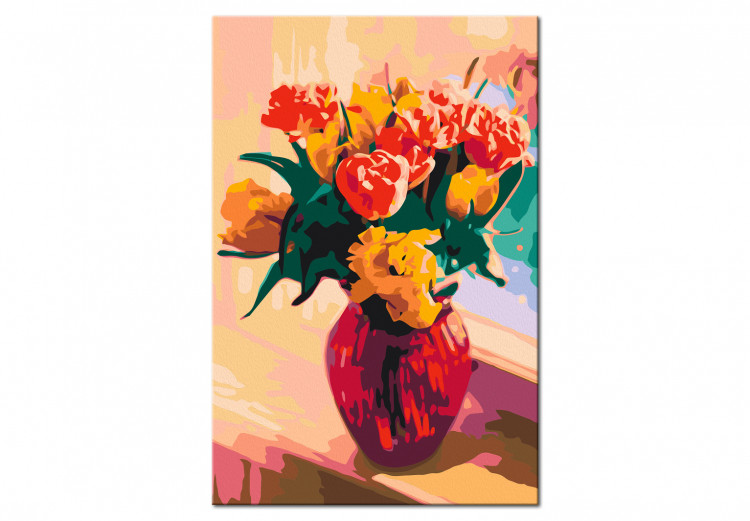 Paint by Number Kit Tulips in Red Vase  132307 additionalImage 5