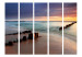 Room Divider Screen Beach - Sunset II (5-piece) - seascape of colorful sky 132907 additionalThumb 3