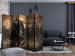 Room Divider Screen Dragon Castle II (5-piece) - dark abstraction with knight figures 133407 additionalThumb 4