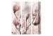 Room Divider Magnolia Curtain (3-piece) - pink flowers on a distressed background 134307 additionalThumb 7