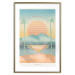 Poster Welcome to Hawaii - tropical summer landscape in pastel motif 135007 additionalThumb 16