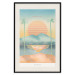 Poster Welcome to Hawaii - tropical summer landscape in pastel motif 135007 additionalThumb 19