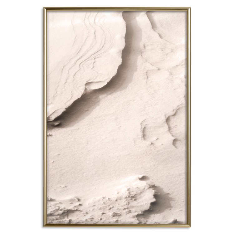 Poster Trace of the Wind - light sand texture on a beach with uneven structure 135307 additionalImage 9