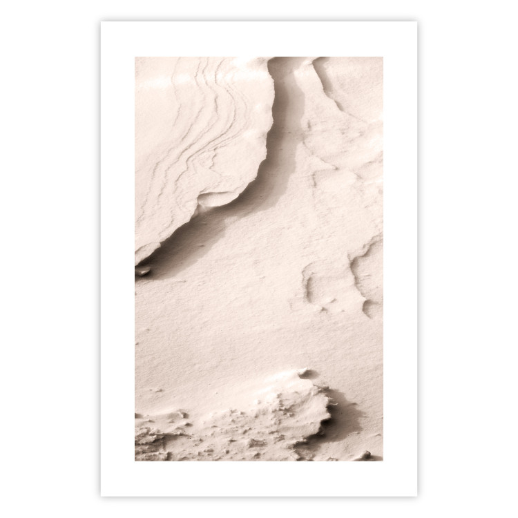 Poster Trace of the Wind - light sand texture on a beach with uneven structure 135307 additionalImage 11