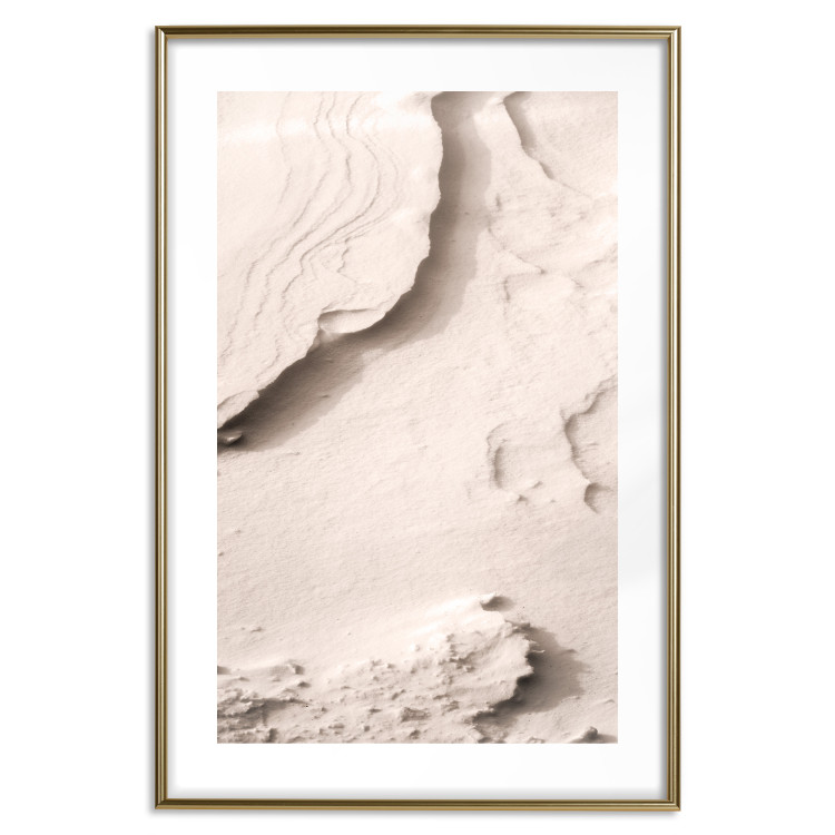 Poster Trace of the Wind - light sand texture on a beach with uneven structure 135307 additionalImage 13