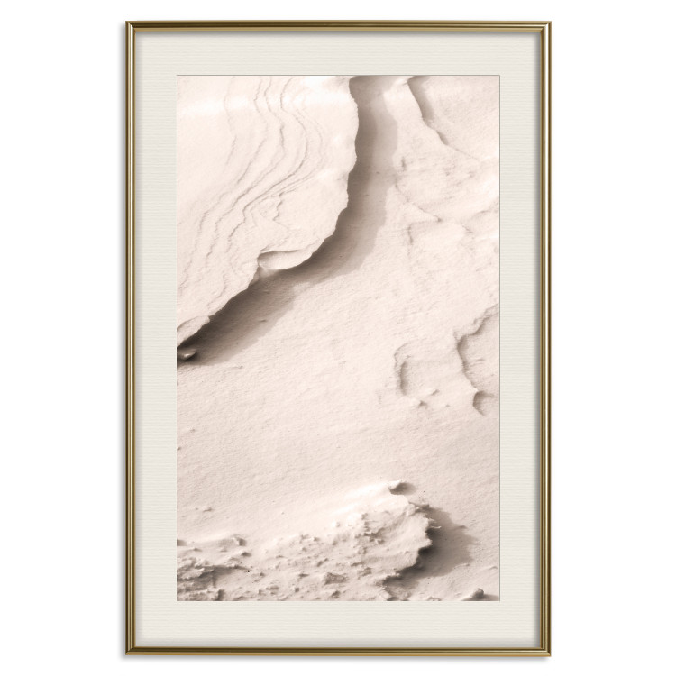 Poster Trace of the Wind - light sand texture on a beach with uneven structure 135307 additionalImage 18