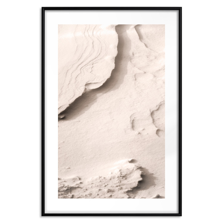 Poster Trace of the Wind - light sand texture on a beach with uneven structure 135307 additionalImage 14