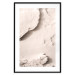 Poster Trace of the Wind - light sand texture on a beach with uneven structure 135307 additionalThumb 19