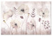 Canvas Flowery Moment (1-piece) Wide - flowers in shabby chic motif 135407