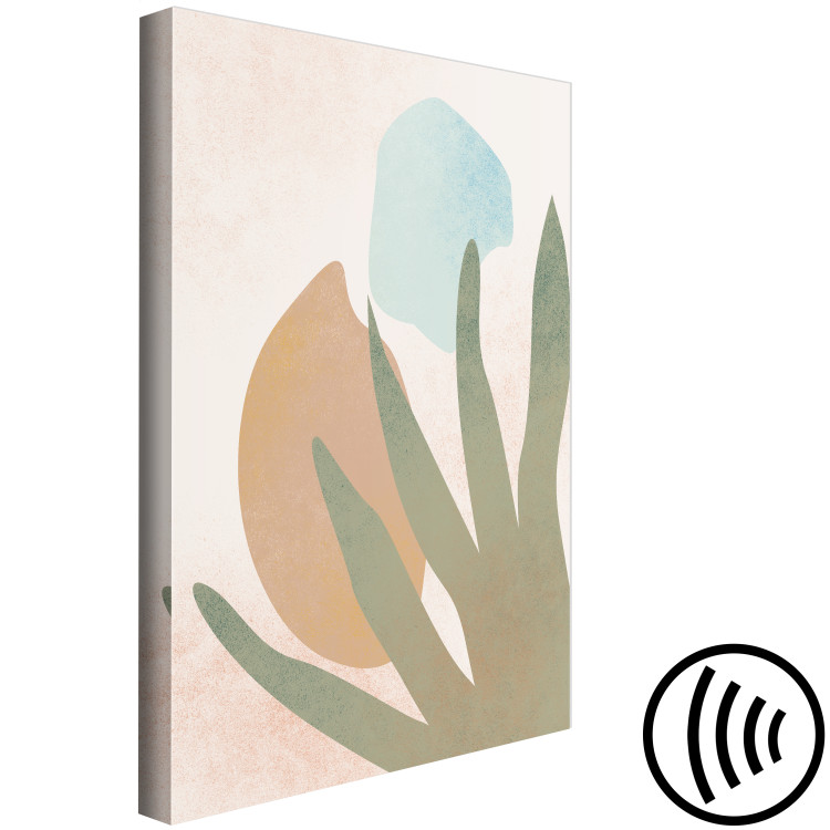 Canvas Print Agave in the Sun (1-piece) Vertical - abstract boho-style pattern 135607 additionalImage 6