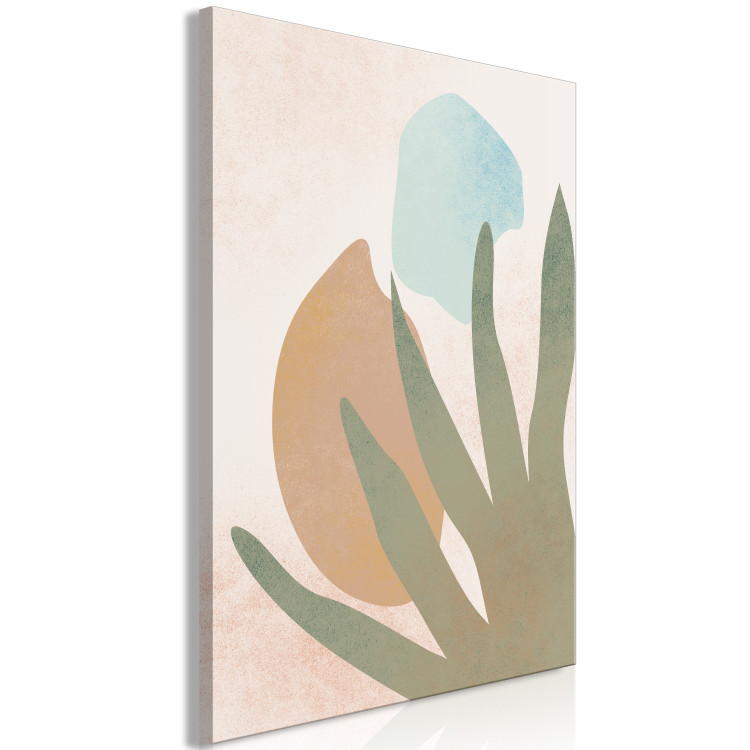 Canvas Print Agave in the Sun (1-piece) Vertical - abstract boho-style pattern 135607 additionalImage 2