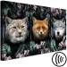 Canvas Print Forest Dwellers (3-piece) - three cats among dense jungle leaves 138607 additionalThumb 6