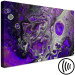 Canvas Art Print Abstraction in Purples (1-piece) Wide - modern composition 142507 additionalThumb 6