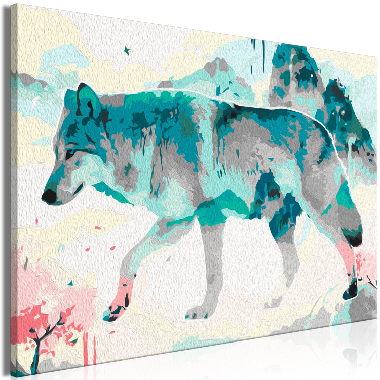 Paint by Number Kit Cherry Blossom Wolf 143307 additionalImage 7