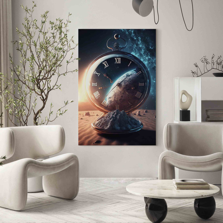 Large canvas print Planetary Hourglass - Abstraction With a Time and Space Motif [Large Format] 151107 additionalImage 3