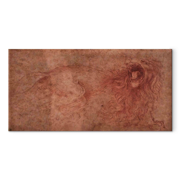 Art Reproduction Sketch of a Lion 152007
